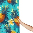 thumbnail image 5 of Pineapple Flowers Summer Shower Curtain 72X72In For Bathroom, Waterproof Fabric Quick Dry Soft Decoration Set, 5 of 5