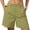 Bronze, variant on Womens Hiking Shorts Outdoor Solid Elastic Waist Button Wide Leg Shorts Casual Lightweight High Waisted Versatile Bermuda Shorts with Pockets Bronze XXXL