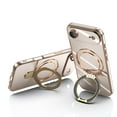 thumbnail image 5 of Allytech Plated Case for iPhone 17 Air Compatible with MagSafe, Magnetic Ring Kickstand Slim Lightweight Cover with Lens Protector, Luxury Soft TPU Shockproof Case for Women Men - Lightpink, 5 of 6