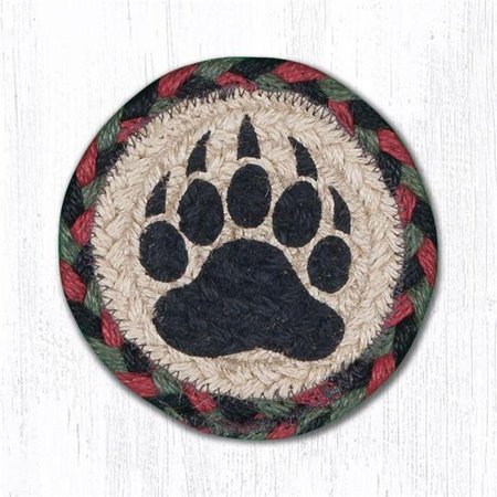 

5 in. Bear Paw Individual Coaster Rug