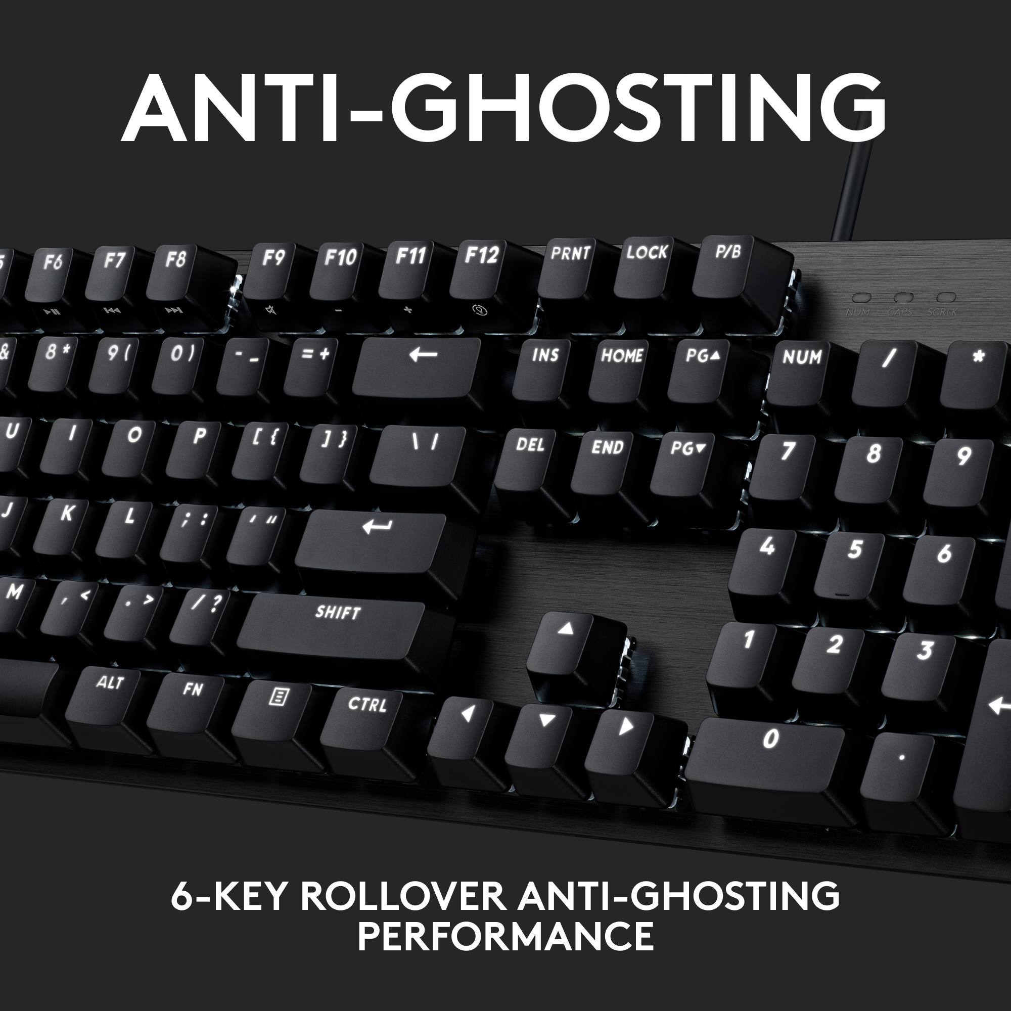 Logitech G413 SE Mechanical Gaming Keyboard, Black photo 5