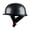 Fiber Black, variant on 1Storm Novelty Motorcycle Half Face Helmet German Style DOT Approved: HKY602 Flag Skull
