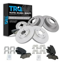 TRQ Front and Rear Brake Pad & Rotor Kit Brake Pads Brake Rotor Ceramic Premium G-Coated Fits Select 2011-2016 Hyundai Elantra 2013-2014 Elantra Coupe 2013-2016 Elantra GT 2012-2016 Veloster