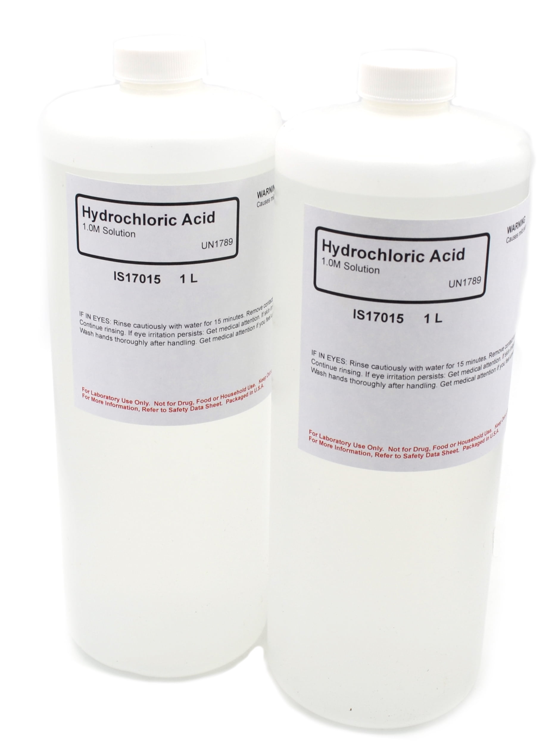 Hydrochloric Acid Solution, 1.0M, 1L, Case of 2 The Curated Chemical Collection