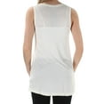 thumbnail image 2 of Ralph Lauren Womens Ivory Sleeveless Jewel Neck Hi-Lo Top  Size: XS, 2 of 2