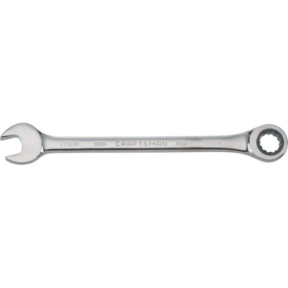 CRAFTSMAN Ratcheting Wrench, Metric, 17mm, 72-Tooth, 12-Point (CMMT42575)