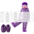thumbnail image 2 of Plus Size Rompers and Jumpsuits Unisex Adult 𝗦𝗶𝗹𝗹𝘆 Monster Onesie 𝐏ajamas - Plush Fleece Big Mouth Monster 𝐂osplay Jumpsuit, Christmas & 𝐏ajama Parties, 2 of 8