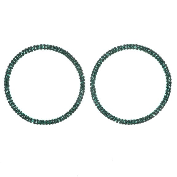 Rhinestone Hoop Earrings