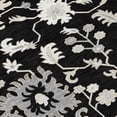 thumbnail image 2 of Dalyn Rugs Machine Washable Indoor/Outdoor Chantille Black 2'3" x 7'6" Runner Rug, 2 of 7