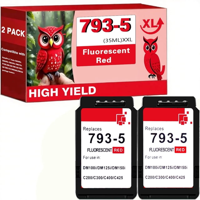 Cartucho de Tinta SYEKOW 793-5 Rojo Fluorescente 35 ml