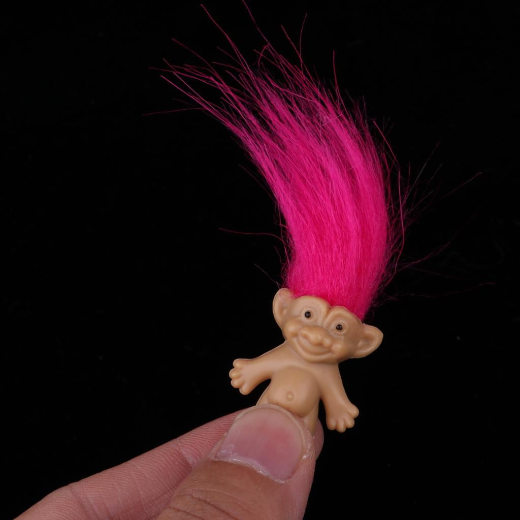 Vintage Troll Dolls Kit Mini Action Statue Hobbyists Collectable Dolls 