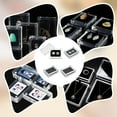 thumbnail image 7 of 4 Pcs Acrylic Jewelry Box with Lid Clear Gemstone Display Box Transparent Jewelry Display Container with Black Sponge Inside for Gemstones Rings Necklaces Bracelets DIY, 7 of 7