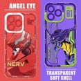thumbnail image 4 of Funda de teléfono de Anime para EVANGELIONs, carcasa transparente para iPhone 16, 15, 14, 13, 12, 11, Mini Pro Max, X, XR, XSMax, 7, 8 Plus, SE20, 4 of 5