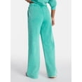 thumbnail image 3 of No Boundaries Washed Fleece Wide Leg Pants, 31" Inseam, Women's XXS-XXL, 3 of 5