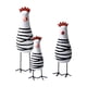 thumbnail image 4 of Juego de 3 figuras decorativas de pollo de madera, esculturas modernas de animales, estatuas para decoración de alféizares de ventanas, hogar, etc., 4 of 9