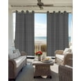 thumbnail image 4 of Farmhouse Black White Striped Blackout Curtains 54 Inches Long for Bedroom, Modern Stripes Thermal Insulated Room Darkening Black Out Window Curtain Panels Grommet Drapes for Living Room, 4 of 8
