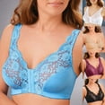 thumbnail image 3 of Mini Brands Create Womens Bras Front Closure No Underwire Front Buckle Sports Bra Plus Size Underwire Underwear Border Front Vest, 3 of 7
