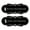 Black / Silver, variant on Designer Bucks and Does Novelty Restroom Signs, Set of 2 (Red) - Small