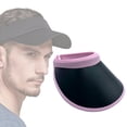 thumbnail image 2 of Visera Gorro Deportivo Protector Solar Y Rayos UV | para Exteriores Hombre/Mujer (Negro/Rosa) MIMA 2 Moderno, 2 of 5