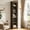 Dark Brown, variant on Fnova 70.9" Tall Narrow Storage Shelf Unit, 5-Tier Cube Slim Anti-Tip Corner Bookshelf for Living Room Bedroom Home Office