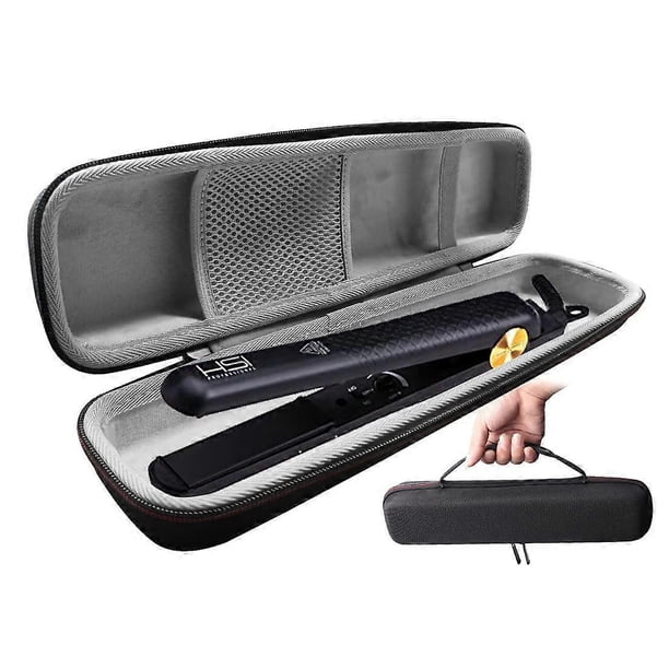 Estuche de transporte para plancha de pelo con protección duradera contra impactos, estuche rígido de EVA para viajes para planchas de pelo