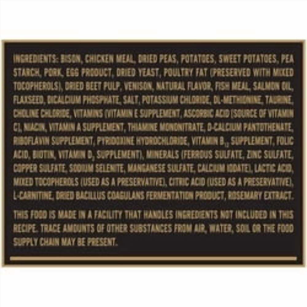 Pure Balance Wild & Free Grain-Free Bison, Pea, Potato & Venison Recipe Dry Dog Food, 11 lbs