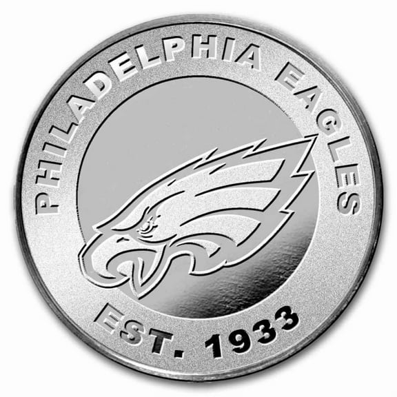NFL Philadelphia Eagles 1 oz Silver Round