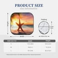 thumbnail image 3 of Balery 2 Piece Starfish Sunset Sea Beach Car Windshield Sun Shade|Foldable Front Windshield Shade for Car Front Window for Most Sedans SUV Truck-Large, 3 of 7