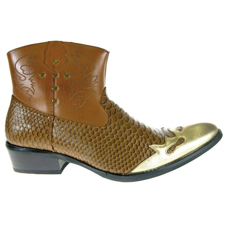 Fake snakeskin cowboy on sale boots