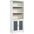 thumbnail image 3 of Home Square 2-Piece Set with Writing Desk and 3-Shelf Bookcase in Soft White, 3 of 21