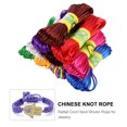 thumbnail image 4 of 10 Paquets Corde Queue de Rat 2,5mm Corde Tissée à la Main pour Bijoux (Couleur Aléatoire), 4 of 8