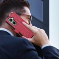 thumbnail image 5 of DF-06 For Xiaomi Poco X7 Pro 5G Redmi Turbo 4 5G Phone Case Line Imprint Leather Wallet Cover - Gree, 5 of 5