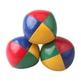 thumbnail image 2 of Juego de 3 pelotas de malabarismo con bolsa de almacenamiento, pelota de entrenamiento suave profesional de colores, juguete para lanzar a mano para Arcoíris, 2 of 10