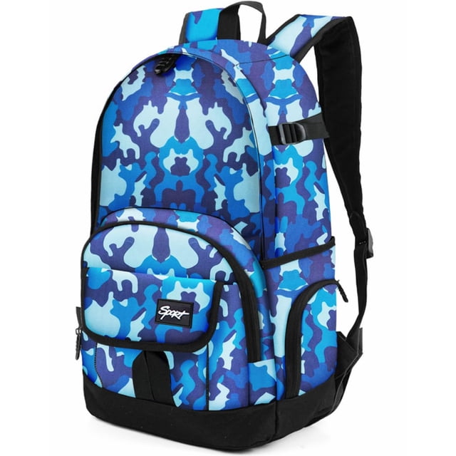 Mochila Rickyh Style, bolsa de viaje escolar de 25 litros para hombres y mujeres