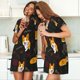 thumbnail image 4 of Fotbe Royal Corgi Bata de Dormir para Mujer con Estampado, Camisón de Algodón de Manga Corta, Ropa de Dormir Casual, 4 of 6