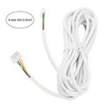 thumbnail image 2 of Cable de timbre, 10 m, 0,3 mm, 4 núcleos, redondo, cable de timbre de intercomunicación, cable de timbre de vídeo, verdadera excelencia, 2 of 8