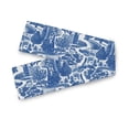 thumbnail image 7 of Yayeee Table Runner 90 inches Long for Home Kitchen Rectangle Dining Table Holiday Party Decoration, Blue Garden Pattern, 7 of 7