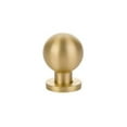 thumbnail image 1 of Emtek 86152US4 1 in. Moderne Globe Armoire Bouton&44; Laiton Satiné, 1 of 1