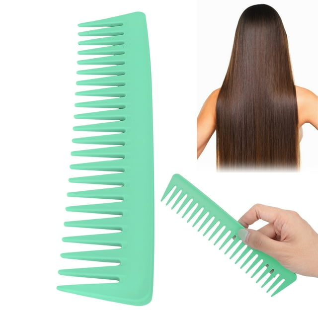 Wide Tooth Comb For Long Hair, Large Wide Tooth Detangler Comb Shampoo Comb Curly Hair, Wet Hair, No Handle Detangler Comb Styling Shampoo Comb Professional Grade Styling Comb For