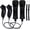 Black, variant on Motion Plus Wii Controllers 2Packs with Nunchucks, Wii Remote Controllers Compatible for wii and Wii U with Built in Motion Plus-Black