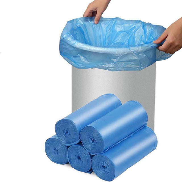 EASTIN 60 Counts Biodegradable Trash Bags 13 Gallon Compostable Trash Bags Recycled Garbage Bags Unscented Wastebasket Liners for Kitchen Office