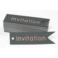 thumbnail image 2 of Inkdotpot Rose Gold Foil Paper Hang Tags Invitation Party Favor Tags 100 Pieces, 2 of 6