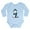 Sky Blue, variant on CafePress - Winter Sparkle Westie Long Sleeve Infant Bodysuit - Long Sleeve Cotton Baby Bodysuit