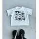 thumbnail image 1 of Camiseta gótica de Hip Hop para hombre, camisa con estampado de calavera cruzada, cuello redondo, holgada, manga corta, ropa de calle con gráfico de moda, Y2K, 1 of 4