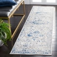 thumbnail image 2 of SAFAVIEH Shivan Anthony Traditional Distressed Runner, Ivory/Blue, 2'2" x 8', 2 of 8