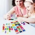 thumbnail image 5 of 1 Set Wooden Letters Numbers Colored Wooden Letters Spelling Letters Early Learning Supplies, 5 of 5
