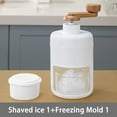 thumbnail image 5 of Yooshoverk Hand Crank Ice Shaver & Snow Cone Maker - Manual for Shaved Ice, Slushies - Compact Countertop Dessert Machine - BPA Free Parts, 5 of 9