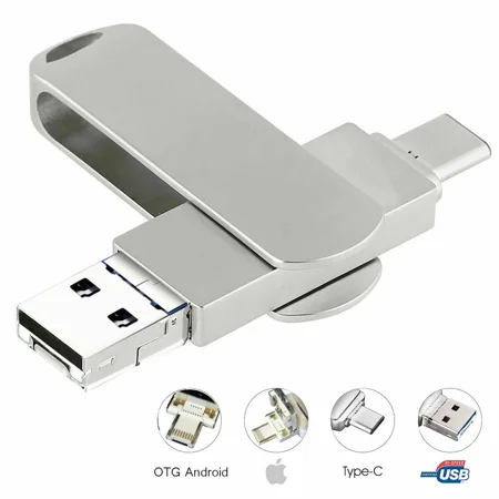 Jahy2Tech 1TB USB 3.0 Flash Drive Memory Stick Type C OTG Thumb For iPhone iPad Android