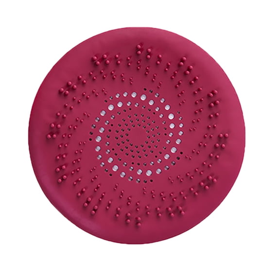 Swirl Flow Drain Hair Catcher, Disposable Mesh Sticker for Bathtub & Sink, Pet Fur & Food Debris Trap, Universal Adhesive Cover, Bathroom Kitchen Laundry Anti-Clog Guard, 1 Pc Floor Drain Cover