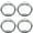 Clear 4PCS, variant on YWIYIUD 20 oz Tumbler Lids Replacement Spill-proof Splash Lid Cup Tumbler Lids Covers, Travel Mugs, Splash Proof Replacement Covers 1/2/4PCS